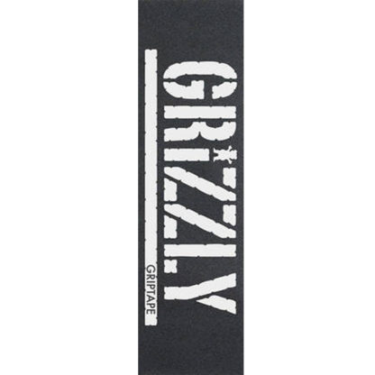 GRIZZLY GRIPTAPE OVERSIZED STAMP PRINT WHITE