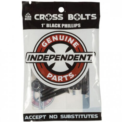 Independent Genuine Parts Phillips Hardware in Black 1'' Skateboard Hardaware
