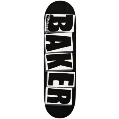 BAKER TEAM BRAND LOGO 8.25" DECK BLACK/WHITE