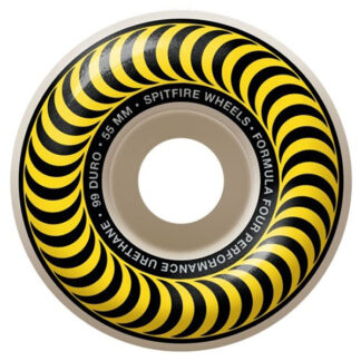 SPITFIRE WHEELS FORMULA FOUR CLASSIC 55MM 99A WHITE YELLOW