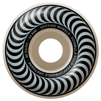SPITFIRE WHEELS FORMULA FOUR CLASSIC 54MM 99A WHITE SILVER