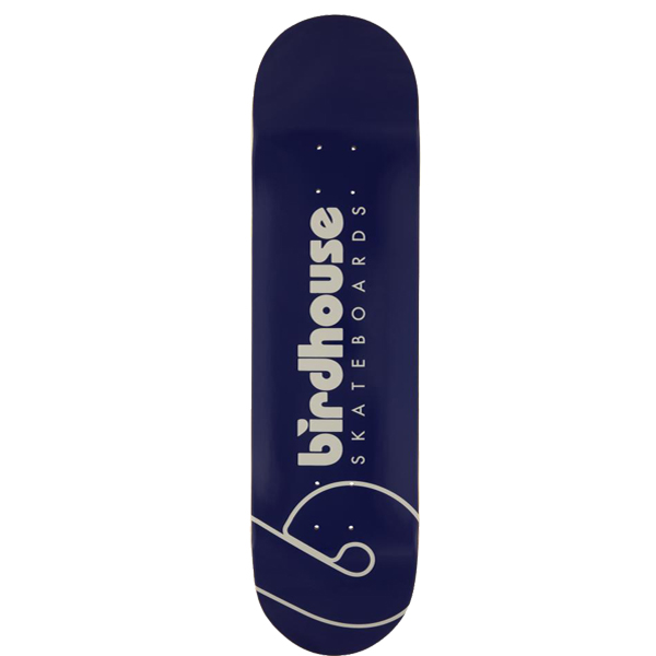 BIRDHOUSE TEAM LOGO 8.0" DECK BLUE