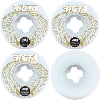 RICTA WIREFRAME SPARX 99A 53MM WHEELS WHITE