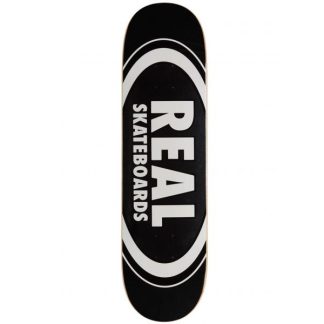 REAL TEAM CLASSIC OVAL 8.25" DECK BLACK
