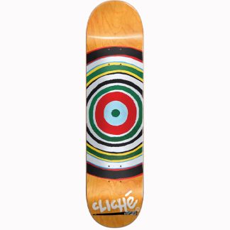 CLICHE Painted Circle RHM Skateboard deck 8.25