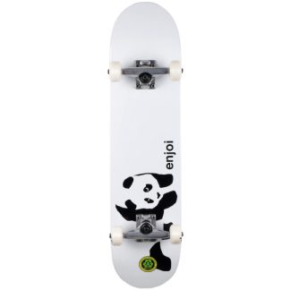 enjoi whitey panda skateboard completo 7.75 white