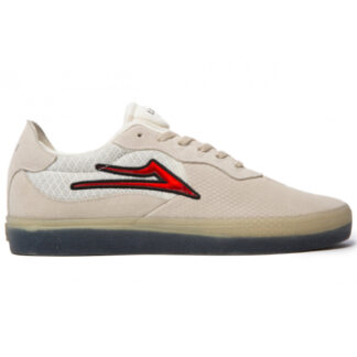 LAKAI LIMITED FOOTWEAR_Essex Suede Shoe_white red
